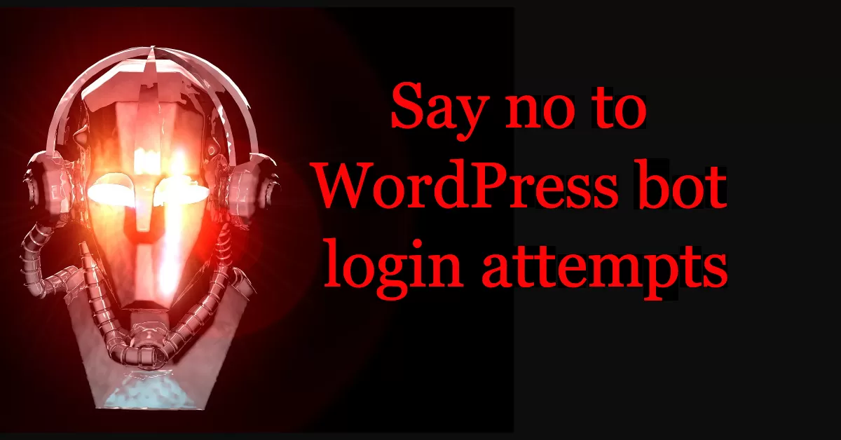 stop WordPress bot login attempts